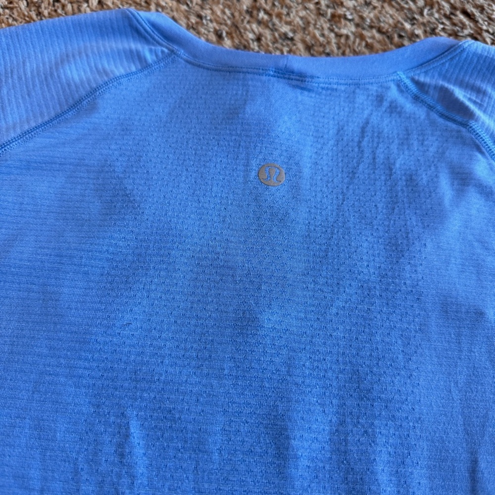 NWT Lululemon Swiftly Tech Short Sleeve 2.0 Pool Hip Length Women’s 14 - Picture 9 of 11